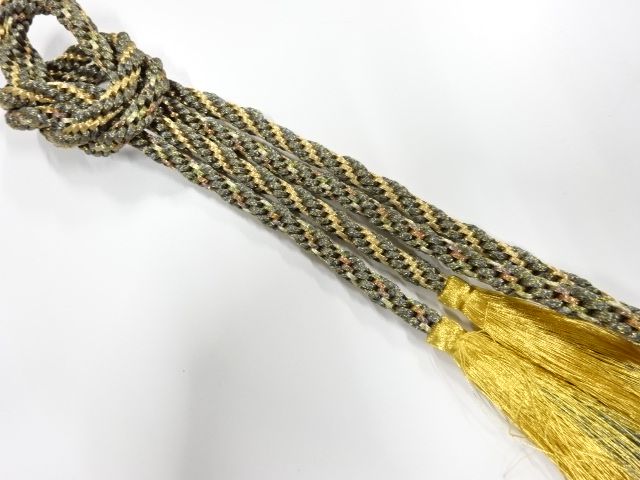 正絹　手組帯締め